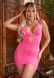 Платье Leg Avenue Lurex Rhinestone Keyhole Halter Dress One Size Neon Pink SX2768 фото 6