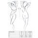 Боди Passion MELANIA BODY S/M, black EL16302 фото 5