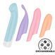 Набор 4-в-1 Satisfyer Playful Four, вибратор и 4 насадки, 12 режимов SX2182 фото 1