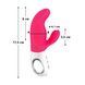 Вибратор-кролик Fun Factory MISS BI pink/white, 2 независимых мотора, диаметр 4,2 см SX0944 фото 2