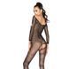 Бодістокінг Passion BS040 black, комбінезон з відкритими грудьми PBS040B фото 2
