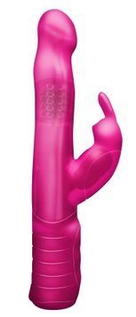 Вибратор-кролик Dorcel Baby Rabbit Pink с жемчужным массажем и вращающейся головкой MD0555 фото