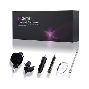 Набор адаптеров для секс-машин Hismith Luxury Kit - KlicLok System Set (повреждена упаковка!!!) SO6200-R фото