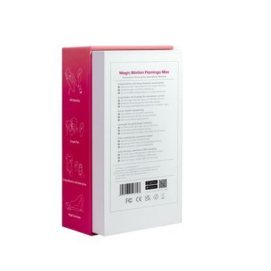 Смарт-віброяйце Magic Motion Flamingo Max Pink 2 в 1: віброяйце та тренажер Кегеля, 10 режимів SX2194 фото