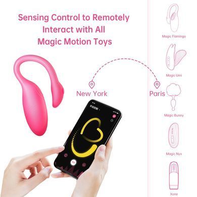 Смарт-віброяйце Magic Motion Flamingo Max Pink 2 в 1: віброяйце та тренажер Кегеля, 10 режимів SX2194 фото