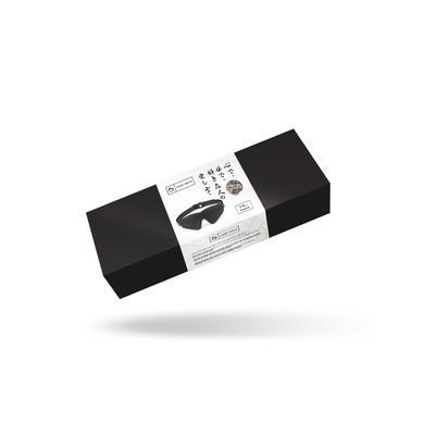 Маска на очі Liebe Seele Black Organosilicon Blindfold, екошкіра SO9482 фото