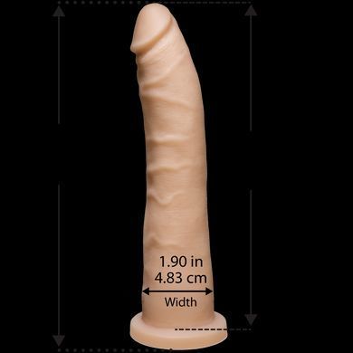 Фаллоимитатор Doc Johnson Platinum TRUSKYN - The Tru Ride Slim 9 Inch, диаметр 4,6см, двухслойный SO1972 фото