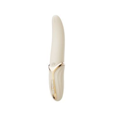 Вибратор Zalo &ndash; EVE Ivory White, вибрация + ротация, имитация язычка, подогрев до 39 &deg;C SO9548 фото