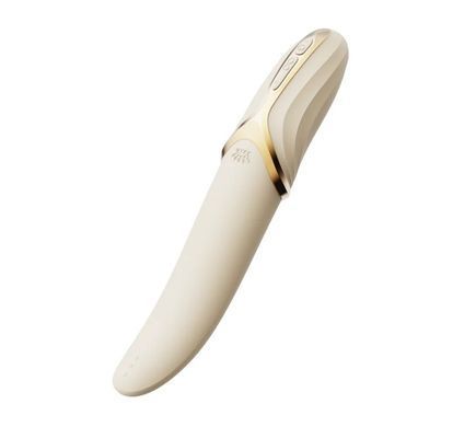 Вибратор Zalo &ndash; EVE Ivory White, вибрация + ротация, имитация язычка, подогрев до 39 &deg;C SO9548 фото