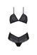 Комплект Passion KERRIA BIKINI black, XXL/XXXL, бралетт и трусики-бикини SX0484 фото 3