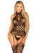 Кружевной бодистокинг с открытым доступом Leg Avenue High neck lace bodystocking One size Black SX1040 фото 2