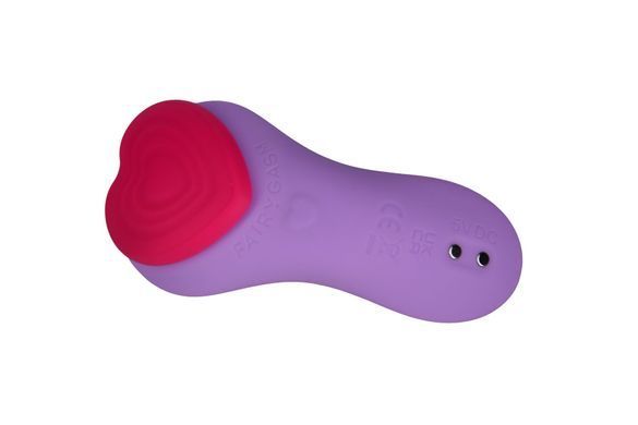 Вибратор в трусики FairyGasm HeartGem violet, на магните, пульт ДУ SX0630 фото