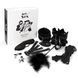 BDSM-набор Art of Sex &ndash; Soft Touch BDSM Set, черный, 9 предметов SO6598 фото 1