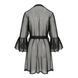 Воздушный пеньюар Passion LOVELIA PEIGNOIR L/XL, black SO4771 фото 6