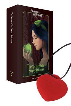 Мини-вибратор &laquo;Сердечко&raquo; FairyGasm PleasureStone red, 9 режимов, на шнурке SX0645 фото