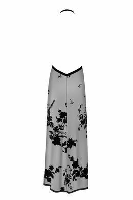 Платье Noir Handmade F312 Divinity, XXL, black, прозрачное, в пол, открытая спина, разрез сбоку SX0313 фото