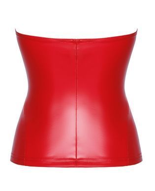 Корсет Noir Handmade F355 Red powerwetlook corset - 3XL SX2028 фото