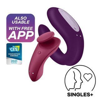 Набір Satisfyer Partner Box 1 (вібратор для пар Double Joy + вібратор у трусики Sexy Secret) (м'ята упаковка!!!) SO7143-R фото
