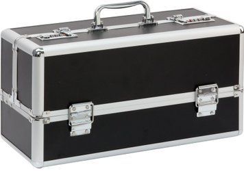 Большой кейс для хранения секс-игрушек BMS Factory Large Lokable Vibrator Case Black, кодовый замок SO8899 фото