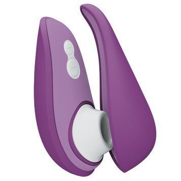 Вакуумный клиторальный стимулятор Womanizer Liberty 2 Purple, 8 режимов, магнитная крышечка SX0523 фото