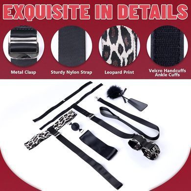 БДСМ-набір LOCKINK YEAHWOW Armbinder Restraint Set Black SX2843 фото