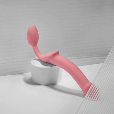Безремневой страпон Strap-On-Me Rose M, полностью регулируемый, диаметр 3,3см SX2568 фото