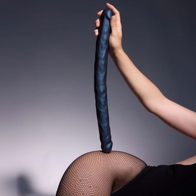 Фаллоимитатор двойной Strap-On-Me DOUBLE DONG REALISTIC DILDO - SNAKY METALLIC COLOR SX1389 фото