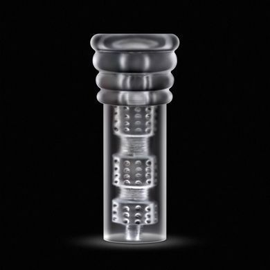 Мастурбатор Blush Rize &ndash; Luz Glow in the Dark Masturbator &ndash; Clear, всасывание, светится в темноте SO8833 фото