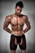 Распродажа!!! Мужские трусики-шорты Passion 012 THONG black L/XL PSM0121 фото 1