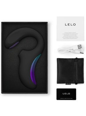 Клиторально-вагинальный звуковой стимулятор LELO Enigma Double Sonic Black SX2554 фото