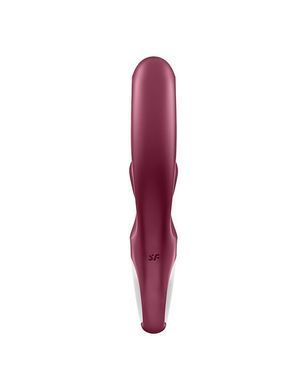 Вибратор-кролик Satisfyer Love Me Red, гибкий, отросток с тройным кончиком SO7778 фото