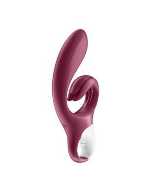 Вибратор-кролик Satisfyer Love Me Red, гибкий, отросток с тройным кончиком SO7778 фото