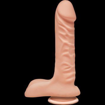 Фаллоимитатор Doc Johnson The D - Super D - 8 Inch With Balls - ULTRASKYN, диаметр 5,1см SO1571 фото
