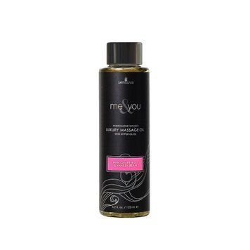 Масажна олія Sensuva &mdash; Me&You Pink Grapefruit & Vanilla Bean (125 мл) з феромонами SO4464 фото