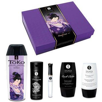 Подарочный набор Shunga Naughtier Kit, 5 продуктов для интимной стимуляции SX0587 фото