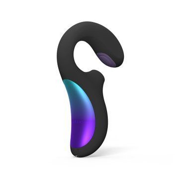 Клиторально-вагинальный звуковой стимулятор LELO Enigma Double Sonic Black SX2554 фото