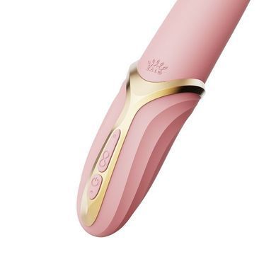 Вібратор Zalo &ndash; EVE Sakura Pink, вібрація + ротація, імітація язичка, підігрів до 39 &deg;C SO9549 фото