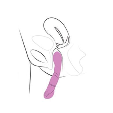 Вибратор Adrien Lastic Nyx 2.0 стимуляция точки G и входа во влагалище, перезаряжаемый SO6020 фото