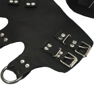 Поножи-манжеты для подвеса за ноги Art of Sex &ndash; Leg Cuffs For Suspension, черные, натуральная кожа SO5182 фото