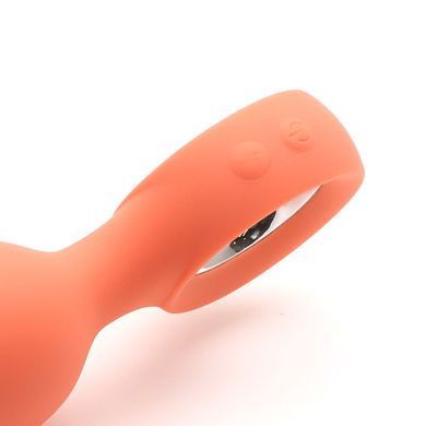 Анальная вибропробка KISTOY Orville Orange, диаметр 30мм SO3630 фото