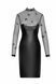 Платье Noir Handmade F310 Sublime, L, black, миди, мокрый эффект, верх &mdash; сетка, длинный рукав SX0299 фото 4