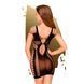 Мини-платье с сюрреалистическим узором Penthouse - Juicy Poison Black S/L SO4360 фото 2