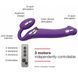 Безремневой страпон с вибрацией Strap-On-Me Vibrating Violet M диаметр 3,8 см, пульт ДУ, регулируемый SO3825 фото 3