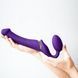 Безремневой страпон с вибрацией Strap-On-Me Vibrating Violet M диаметр 3,8 см, пульт ДУ, регулируемый SO3825 фото 9