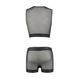 Комплект мужского белья на шнуровке Passion 053 SET WILLIAM S/M Black, жилет, боксеры SO7628 фото 6