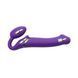 Безремневой страпон с вибрацией Strap-On-Me Vibrating Violet M диаметр 3,8 см, пульт ДУ, регулируемый SO3825 фото 4