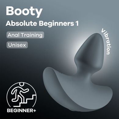 Анальная вибропробка Satisfyer Booty Absolute Beginners 1, для начинающих SX2695 фото
