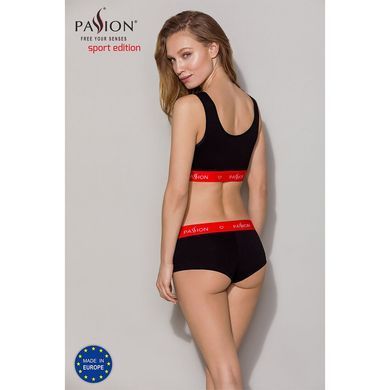Трусики-шортики Passion PS003 PANTIES S, black SO4209 фото