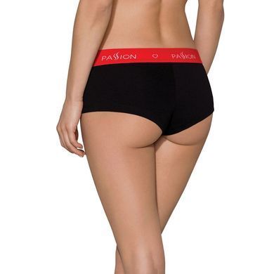 Трусики-шортики Passion PS003 PANTIES S, black SO4209 фото