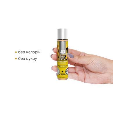 Смазка на водной основе JO H2O &mdash; Banana Lick (30 мл) без сахара, растительный глицерин SO1474 фото